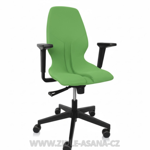 Ergonomická židle Ásana Spektra Textil, Light Green